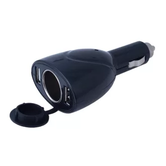 Töltő / Szivargyújtó adapter 12/24V – 2x USB (1000 mA)