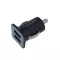 Töltő 2x USB, 3.1A, 12/24V-os szivargyújtó aljzathoz