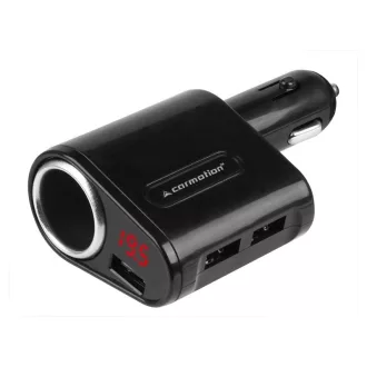SZIVARGYUJTÓ VOLTMÉRŐVEL 12/24V 3X USB 5A CM58710