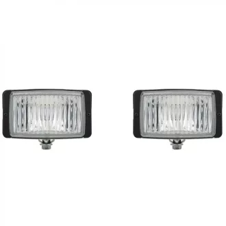 Ködlámpa 080.31 szögletes+takaró fehér