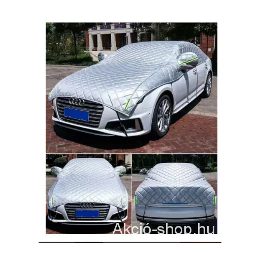 Vastag autótakaró félponyva jégeső ellen XL