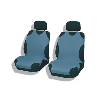 Trikó üléshuzat párban szürke plüss