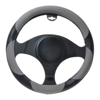 KORMÁNYVÉDŐ SZÜRKE-FEKETE 37-39CM AM5531