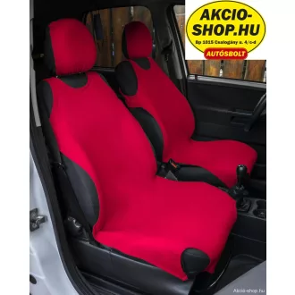 Trikó üléshuzat párban Pamut PIROS Prémium