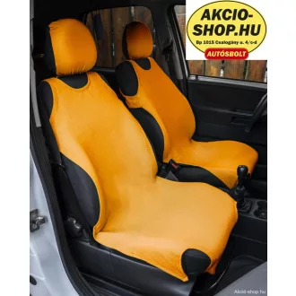 Trikó üléshuzat párban Pamut NARANCSSÁRGA Prémium