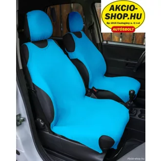 Trikó üléshuzat párban Pamut VILÁGOSKÉK Prémium