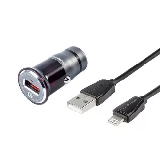   Szivargyújtó elosztó 12 / 24V USB KÁBEL> IPHONE CM63012