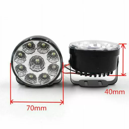 Nappali menetfény 12V , 9xSMD E4