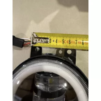   E jellel ellátott LED-es nappali menetfény és ködlámpa szett – 90 mm, 12V, index funkcióval