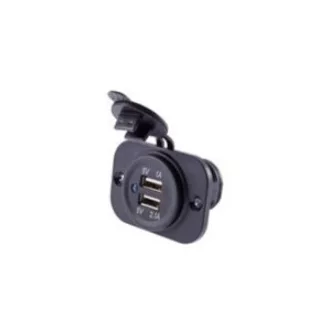 Beépített töltő 2x USB 3.1A, 12/24V, 63210