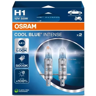   Osram Cool Blue Intense NextGen H1 +100% 2 darab/ doboz 64150CBN-HCB