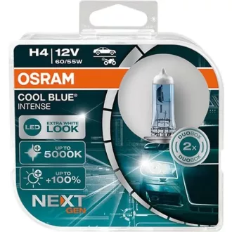 Izzó 12V/60/55W/H4/2db Osram COOL BLUE 64193CBN