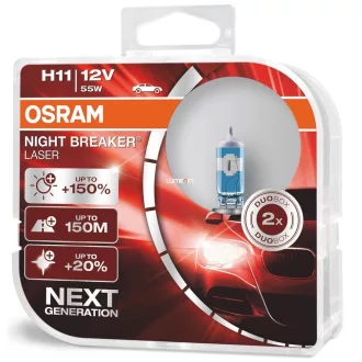Osram Night Breaker Laser H11 +150% 2db/csomag 64211NL