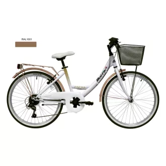   CITYBIKE 24" ACÉL "PARMA" 6 SEBESSÉGES SHIMANO TY21 VÁLTÓ V-BRAKES 77040