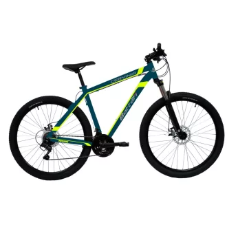   MTB 27.5 ACÉL"CERVINIA" SHIMAO 21 SEBESSÉGES TY300 ELÖL, HÁTUL TÁRCSAFÉK
