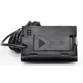   Elektronikus hőmérő LCD kijelzővel, 1 m-es szonda, 48 x 28 x 15 mm, Fekete