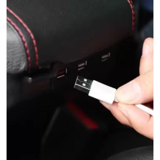 W13145 Gyári hatású műbőr univerzális könyöklő - 7USB-S - állítható konzol szélesség - A-009