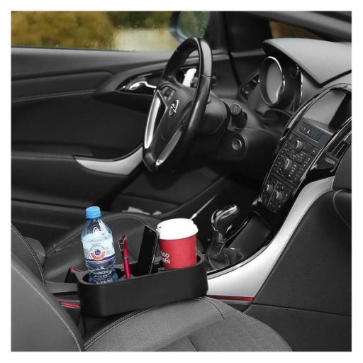 A16721 Pohártartó ülés közé - fekete