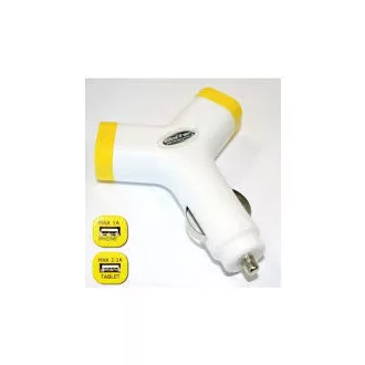 Szivargyújtó USB elosztó 1+2 1A