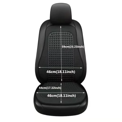UL-TH68953BK Buborékos ülésvédő , fekete