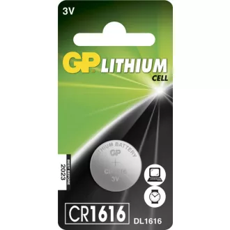 GP 3V-os Lítiumos gomb elem CR1616