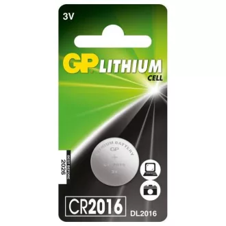 GP 3V-os Lítiumos gomb elem CR2016