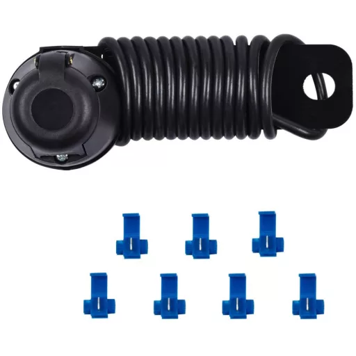 Ring Utánfutó Aljzat, Szerelő Kit Kábel, Gyorscsatlakozóval
