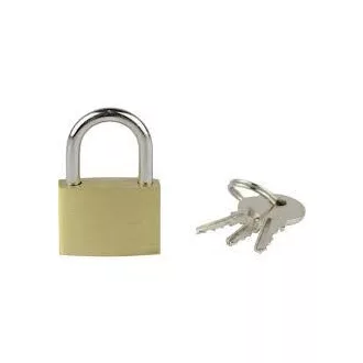 LAKAT 20 MM kicsi RÉZ Bőrönd lakat