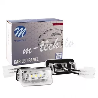   M-Tech Rendszámtábla Világítás Led 2 db Lp-P206 Peugeot/Citroen