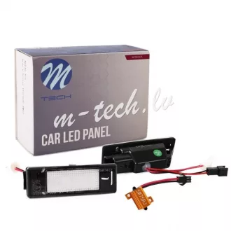   M-Tech Rendszámtábla Világítás Led 2 db Lp-P307 Peugeot/Citroen