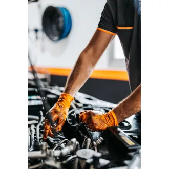 Grippaz Nitril Kesztyű, Sárga L, 50db