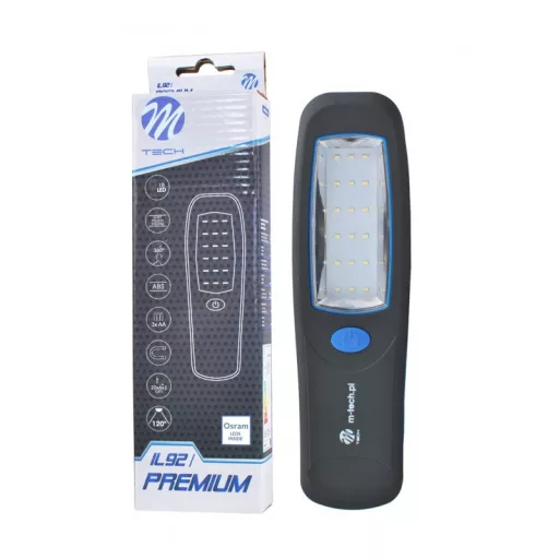 M-Tech Prémium LED elemlámpa 18 SMD LED