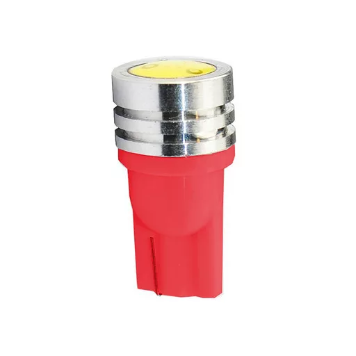M-Tech LB015R T10 Led Izzó, Piros, 12V W5W