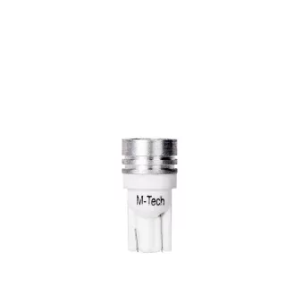 M-Tech, LB015W T10 Led Izzó, Fehér, 12V W5W