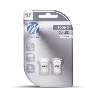 M-Tech LB040W T10 Led Izzó, Fehér, 12V W5W