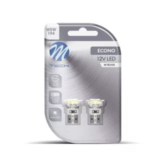 M-Tech LB079W T10 Led Izzó, Canbus, Fehér, 12V W5W