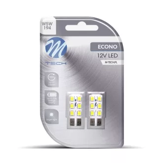 M-Tech LB083W T10 Led Izzó, Fehér, 12V W5W