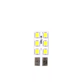 M-Tech LB083W T10 Led Izzó, Fehér, 12V W5W