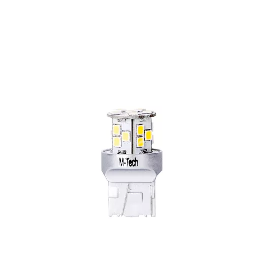 M-Tech IZZÓ, 12V, 21/5W, LED SMD T20, FEHÉR, PÁR, 21XSMD