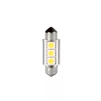   M-Tech, LB310W Szofita Led Izzó, Fehér 36mm, Canbus, 12V C5W