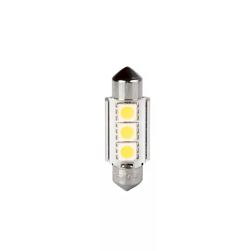 M-Tech LB310W Szofita Led Izzó, Fehér 36mm, Canbus, 12V C5W