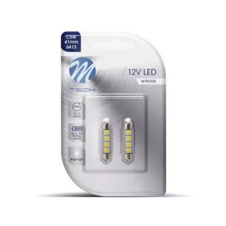   M-Tech, LB311W Szofita Led Izzó, Fehér 41mm, Canbus, 12V C5W