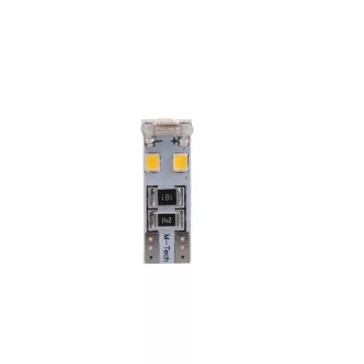 M-Tech, LB312W T10 Led Izzó, Fehér, Canbus, 12V W5W