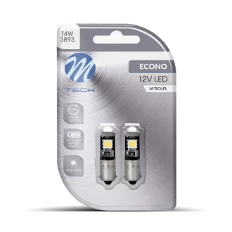 M-Tech LB319W, T4W Led Canbus, Fehér, 12V BA9S