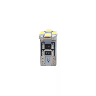 M-Tech, T10, LED izzó, Fehér, 4xSMD, Canbus, Pár