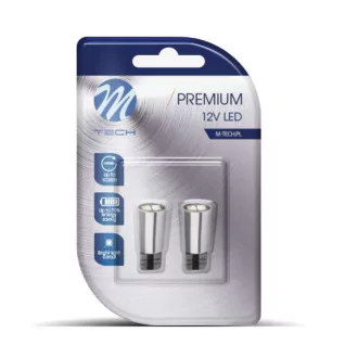 M-Tech LB332W T10 Led Izzó, Fehér, Canbus, 12V W5W