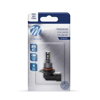 M-Tech LB505W-01B HB3 Led Izzó, Fehér