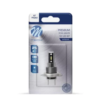 M-Tech LB507W-01B H7 Led Izzó, Fehér