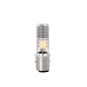 M-Tech,  LB552W-01B,  BA20D Led , Fehér, 12V