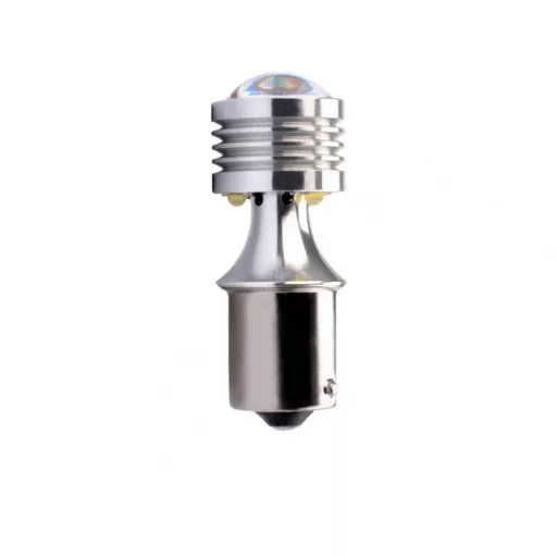 M-Tech IZZÓ, 12V, BA15S, P21W, LED, 1 DB, FEHÉR 4XHP